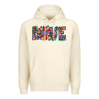 Sandshell love sunflower usa flag leopard Premium Hoodie - Artiststas