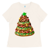 Bone chocolate christmas cookie cake Ladies Tee - FaDigitalArtStudio