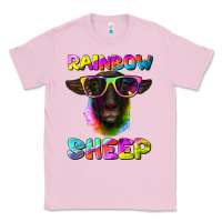 Bubblegum Pink rainbow sheep suffolk sheep Classic Tee - Artiststas