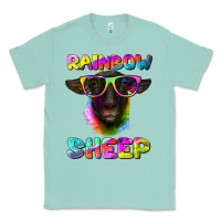 Seafoam rainbow sheep suffolk sheep Classic Tee - Artiststas