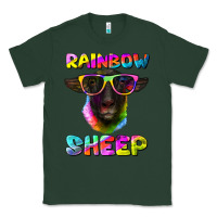 Sports Green rainbow sheep suffolk sheep Classic Tee - Artiststas