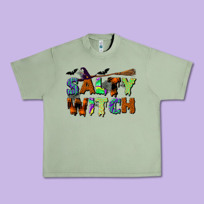Salty Witch Urban Heavy Tee Designed By Bundleandbundleshop
