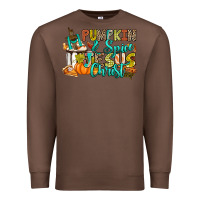 Chestnut Pumpkin spice and Jesus Christ Premium Sweatshirt - RanaPortraitStore
