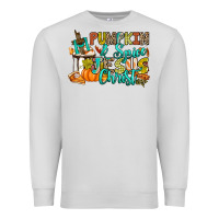 Dove Grey Pumpkin spice and Jesus Christ Premium Sweatshirt - RanaPortraitStore