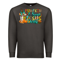 Smoke Pumpkin spice and Jesus Christ Premium Sweatshirt - RanaPortraitStore