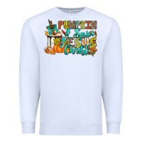White Pumpkin spice and Jesus Christ Premium Sweatshirt - RanaPortraitStore