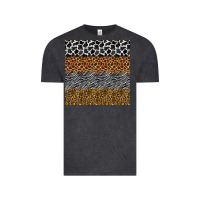 Vintage Black safari animals seamless pattern Vintage Tee - BundleAndBundleShop