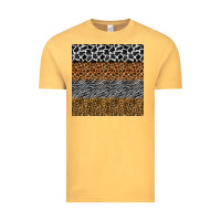 Vintage Mustard safari animals seamless pattern Vintage Tee - BundleAndBundleShop