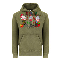 Vintage Olive Merry Christmas Vintage Hoodie - CowhideDigitalArt
