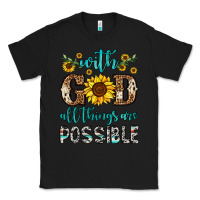 Black with god all things are possible Classic Tee - OliviaCreatesArt