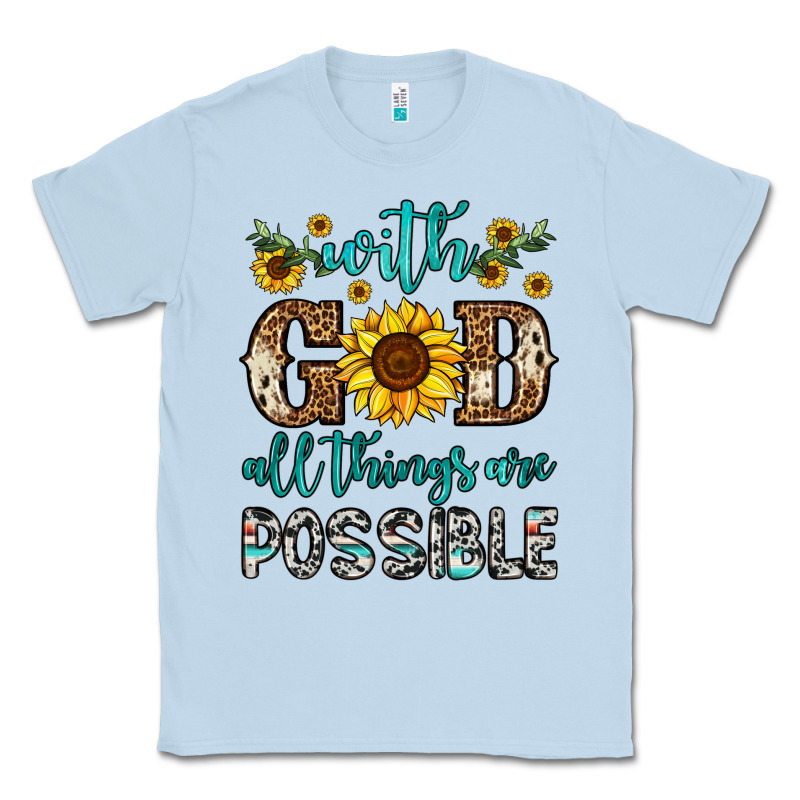 With God All Things Are Possible Classic Tee by OliviaCreatesArt | Teevron