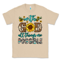 Mushroom with god all things are possible Classic Tee - OliviaCreatesArt