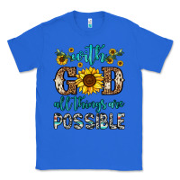 True Royal with god all things are possible Classic Tee - OliviaCreatesArt