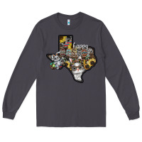 Smoke Happy Easter Texas Long Sleeve Tee - CowhideDigitalArt