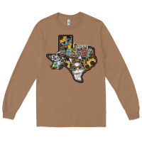 Toasted Coconut Happy Easter Texas Long Sleeve Tee - CowhideDigitalArt