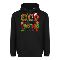 Black ocd obsessive christmas disorder Heavyweight Hoodie - Jasminsmagicworld