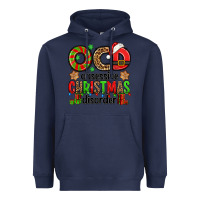 Navy ocd obsessive christmas disorder Heavyweight Hoodie - Jasminsmagicworld