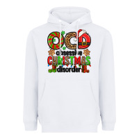 White ocd obsessive christmas disorder Heavyweight Hoodie - Jasminsmagicworld