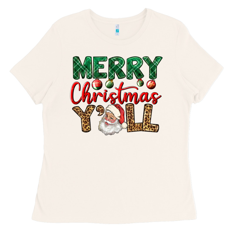 Merry Christmas Y'all Ladies Tee by BundleAndBundleShop | Teevron