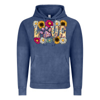 Vintage Denim love dog Vintage Hoodie - CowhideDigitalArt