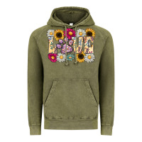 Vintage Olive love dog Vintage Hoodie - CowhideDigitalArt