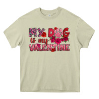 Mossy my dog is my valentine Heavy Core Tee - OliviaCreatesArt