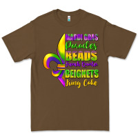 Cacao mardi gras parades beads Premium Tee - FaDigitalArtStudio