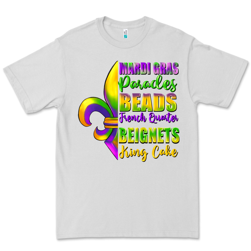 Mardi Gras Parades Beads Premium Tee by FaDigitalArtStudio | Teevron