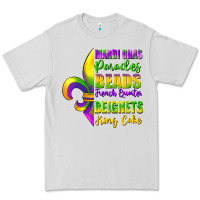 Dove Grey mardi gras parades beads Premium Tee - FaDigitalArtStudio