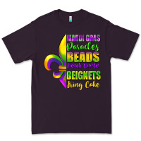 Plum mardi gras parades beads Premium Tee - FaDigitalArtStudio