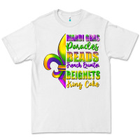 White mardi gras parades beads Premium Tee - FaDigitalArtStudio