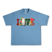 Pebble Blue christmas penguin love Urban Heavy Tee - FaDigitalArtStudio