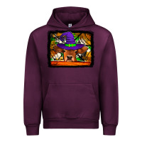 Mauve Wine halloween heifer Urban Hoodie - Jasminsmagicworld