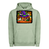 Pigment Oil Green halloween heifer Urban Hoodie - Jasminsmagicworld