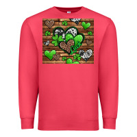Cardinal St. Patrick's Day hearts Premium Sweatshirt - Jasminsmagicworld