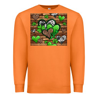 Carrot St. Patrick's Day hearts Premium Sweatshirt - Jasminsmagicworld