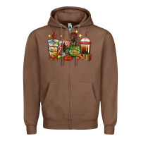 Chestnut Christmas coffee cups with Labrador Zipper Hoodie - RanaPortraitStore