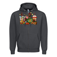 Smoke Christmas coffee cups with Labrador Zipper Hoodie - RanaPortraitStore