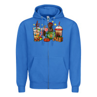 True Royal Christmas coffee cups with Labrador Zipper Hoodie - RanaPortraitStore