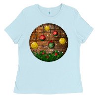 Baby Blue christmas Ladies Tee - BundleAndBundleShop