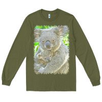 Army Green koala t  shirtkoala   11 t  shirt Long Sleeve Tee - baoMotion