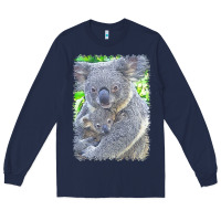 Navy koala t  shirtkoala   11 t  shirt Long Sleeve Tee - baoMotion