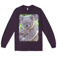 Plum koala t  shirtkoala   11 t  shirt Long Sleeve Tee - baoMotion
