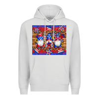 Dove Grey american flag gnomes star leopard glitter tumbler Premium Hoodie - Artiststas
