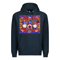 American Flag Gnomes Star Leopard Glitter Tumbler Premium Hoodie | Teevron