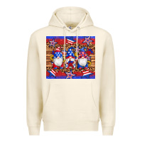 Tofu american flag gnomes star leopard glitter tumbler Premium Hoodie - Artiststas
