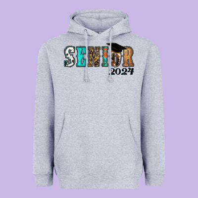 Western Senior 2024 Heavyweight Hoodie Designed By Ranaportraitstore