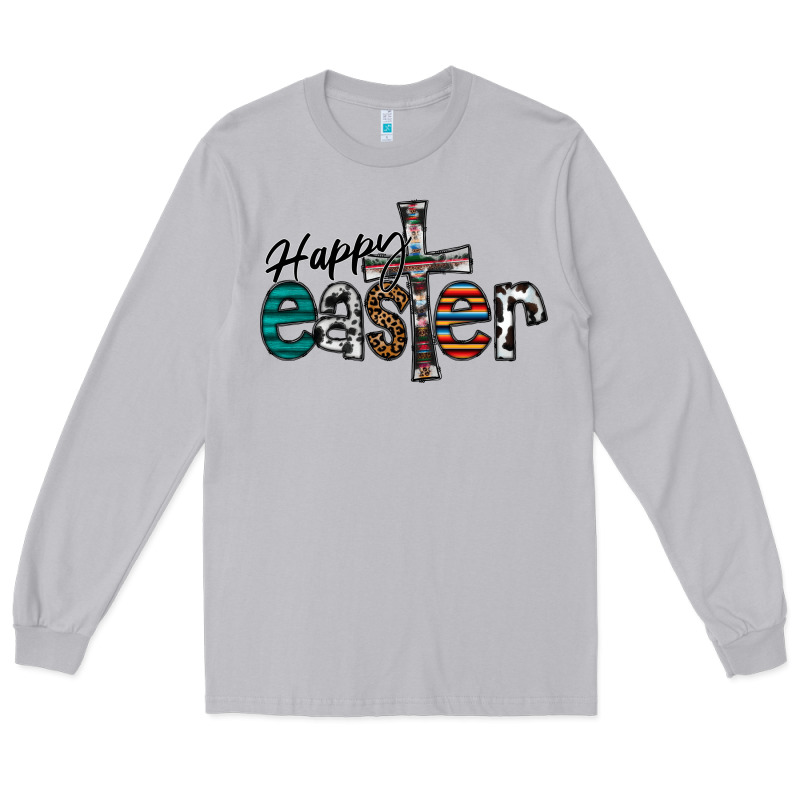 Happy Easter Long Sleeve Tee by CowhideDigitalArt | Teevron