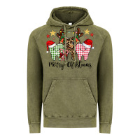Vintage Olive merry christmas tooth Vintage Hoodie - CowhideDigitalArt