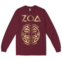 Burgundy ZOA Long Sleeve Tee - baoMotion